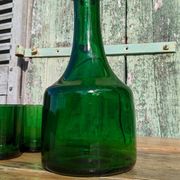 Vintage glass and carafe service