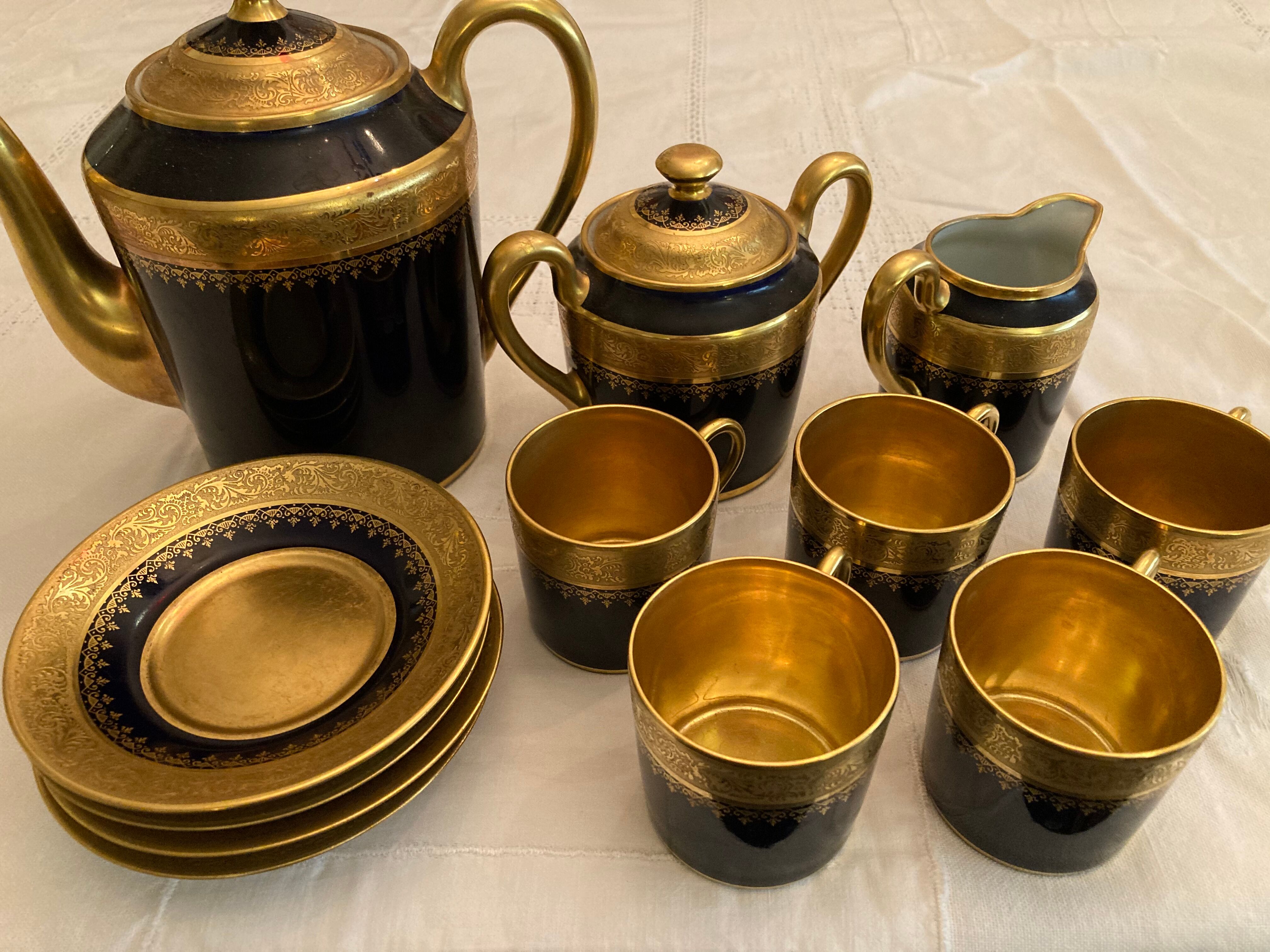 Porcelein service in Limoges