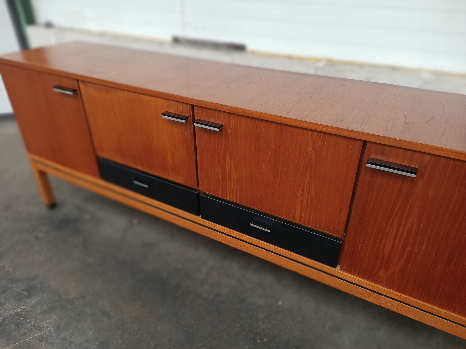 Scandinavian teak row