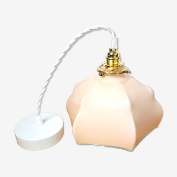 Lampe suspension plafonnier rose