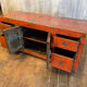Chinese antique low cabinet 4 drawers + 2 doors