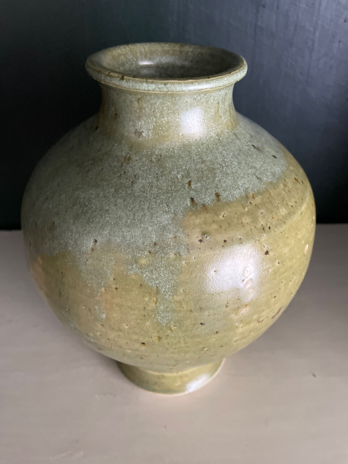 Vase vintage grès La Borne