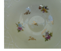 Lot of six cups porcelain limoges