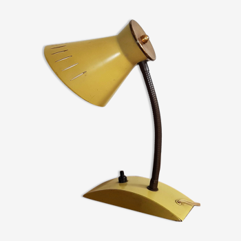 Lampe jaune scandinave style cocotte années 50