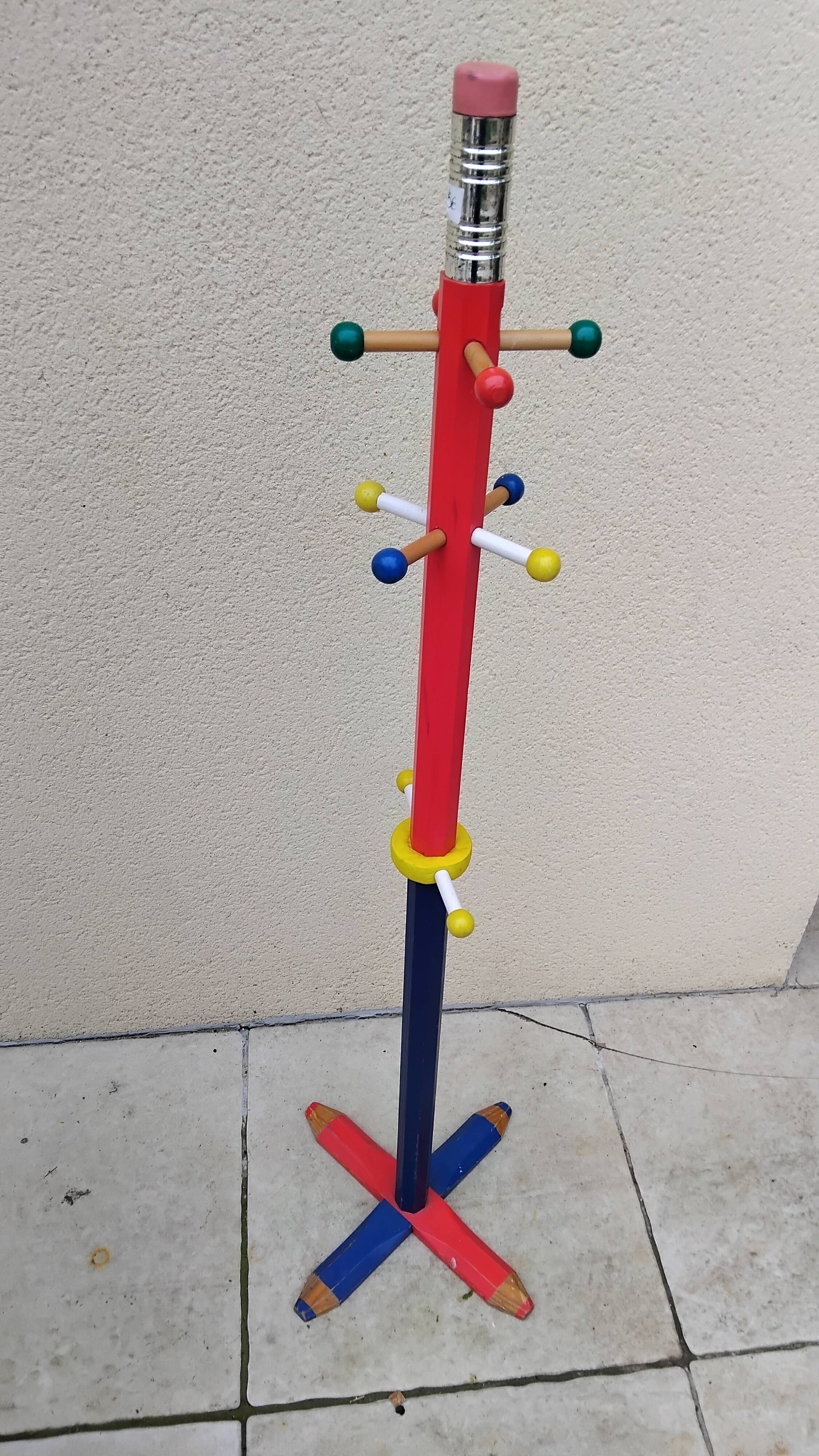 Porte manteau crayon Pierre Sala vintage