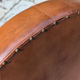 Fauteuil club en cuir