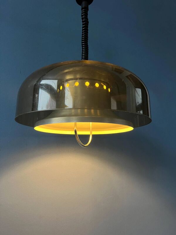 Lampe suspendue Herda de style vintage des années 50, époque spatiale.
