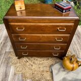 Commode vintage brune