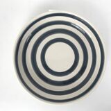 Large ceramic bowl or dish from Kähler, Denmark, striped pattern