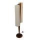 Lampadaire danois en teck et résine nacrée des années 50/60