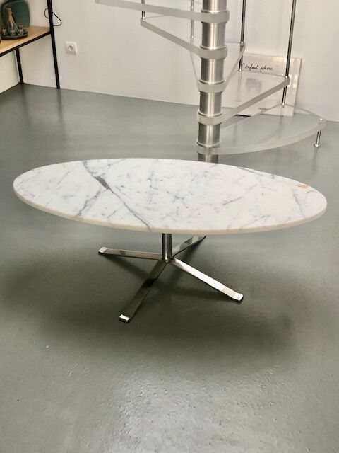 White marble coffee table