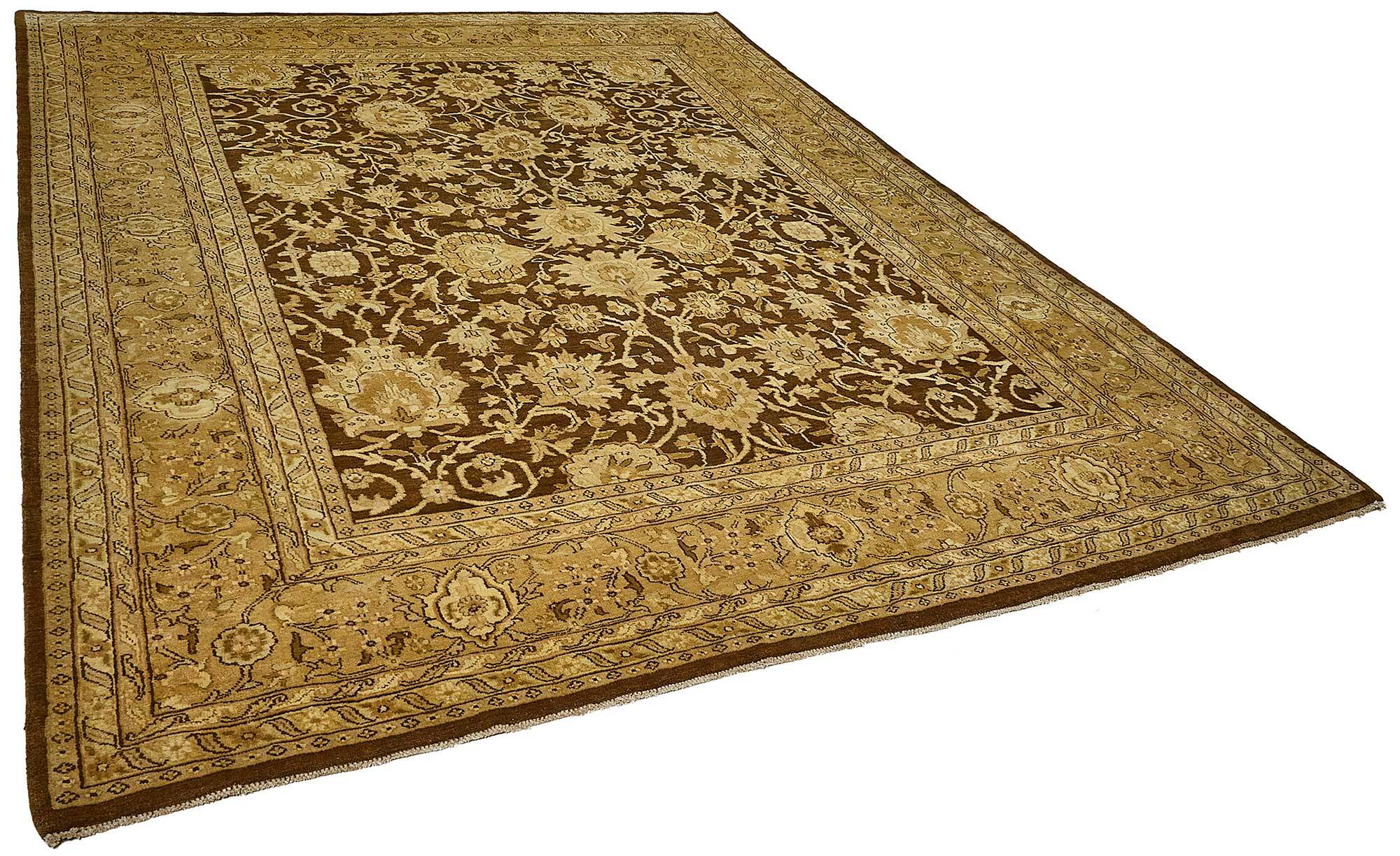 Turkish Handknotted Wool Oushak Rug 277 cm x 356 cm