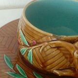 Dejeuner en barbotine tasse a chocolat onnaing sarreguemines