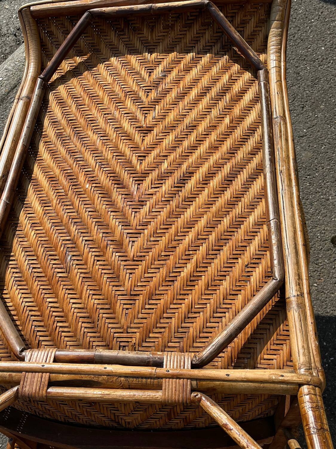 1950s rattan chair garden furniture