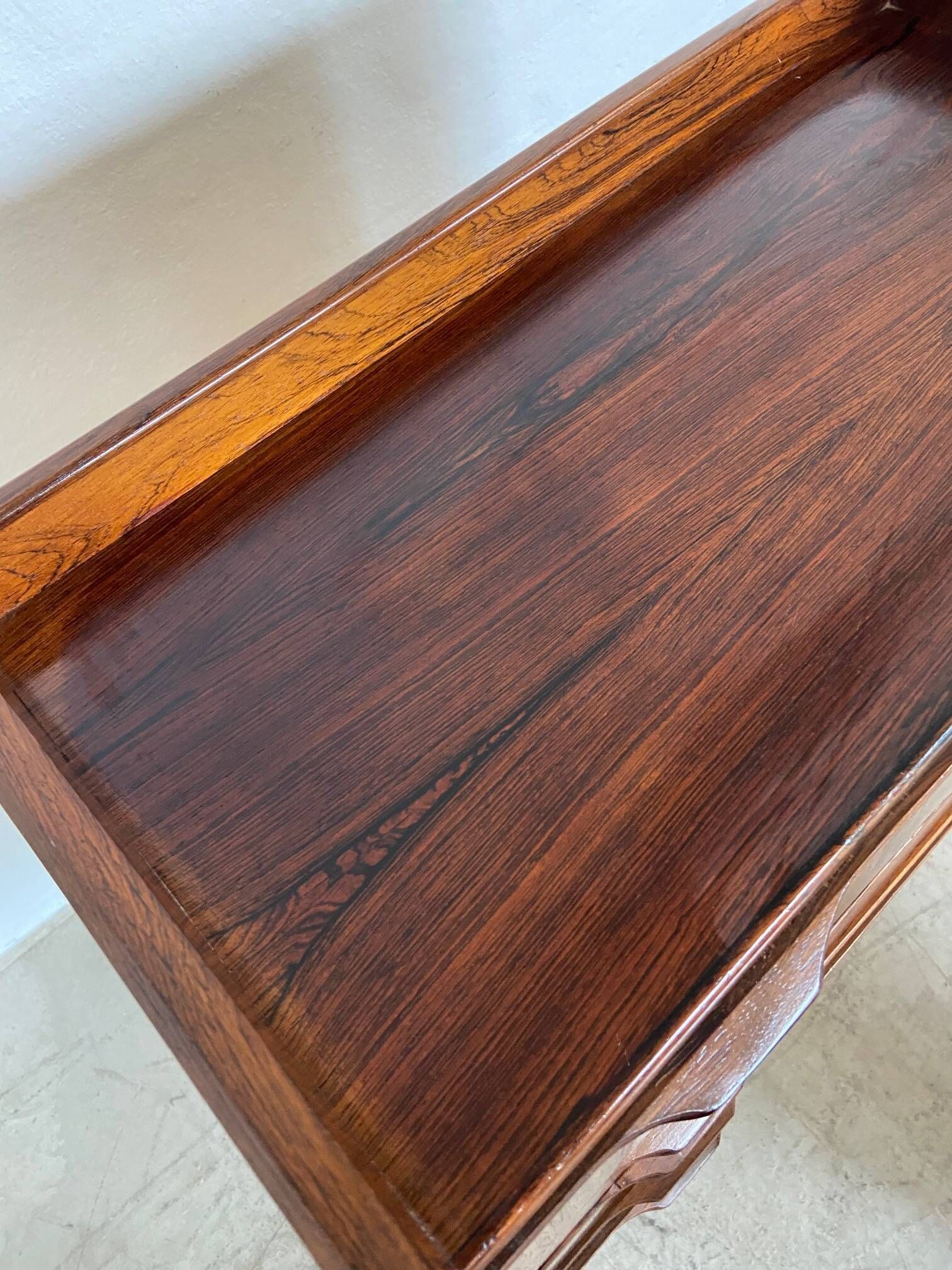 Vintage Danish mid-century modern rosewood chest of drawers by Henning Jørgensen 1959
