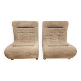 Pair of vintage 70s armchairs