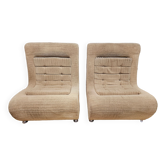 Pair of vintage 70s armchairs