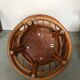 Fauteuil pivotant rotin