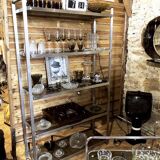 Faceted glass photo frame