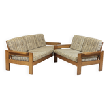 Danish brutalist sofa duo