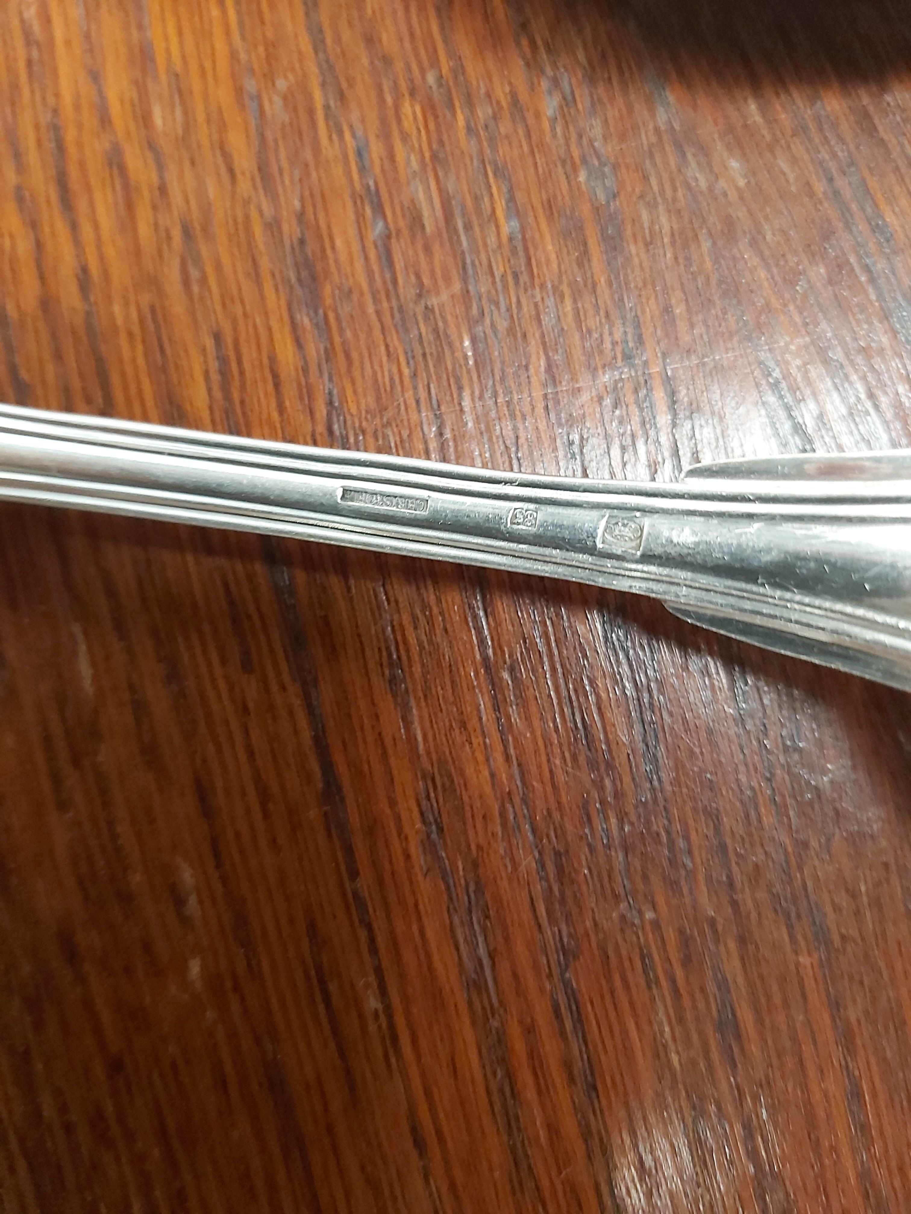 11 tablespoons Christofle silver metal