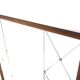 Scandinavian mirror in beech and metal, Sweden, 1960, 115x78cm