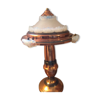 Art Deco period lamp circa 1930, typical décor of the famous artist Ezan