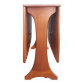 Vintage dining table console desk in teak and exotic wood from the 70s