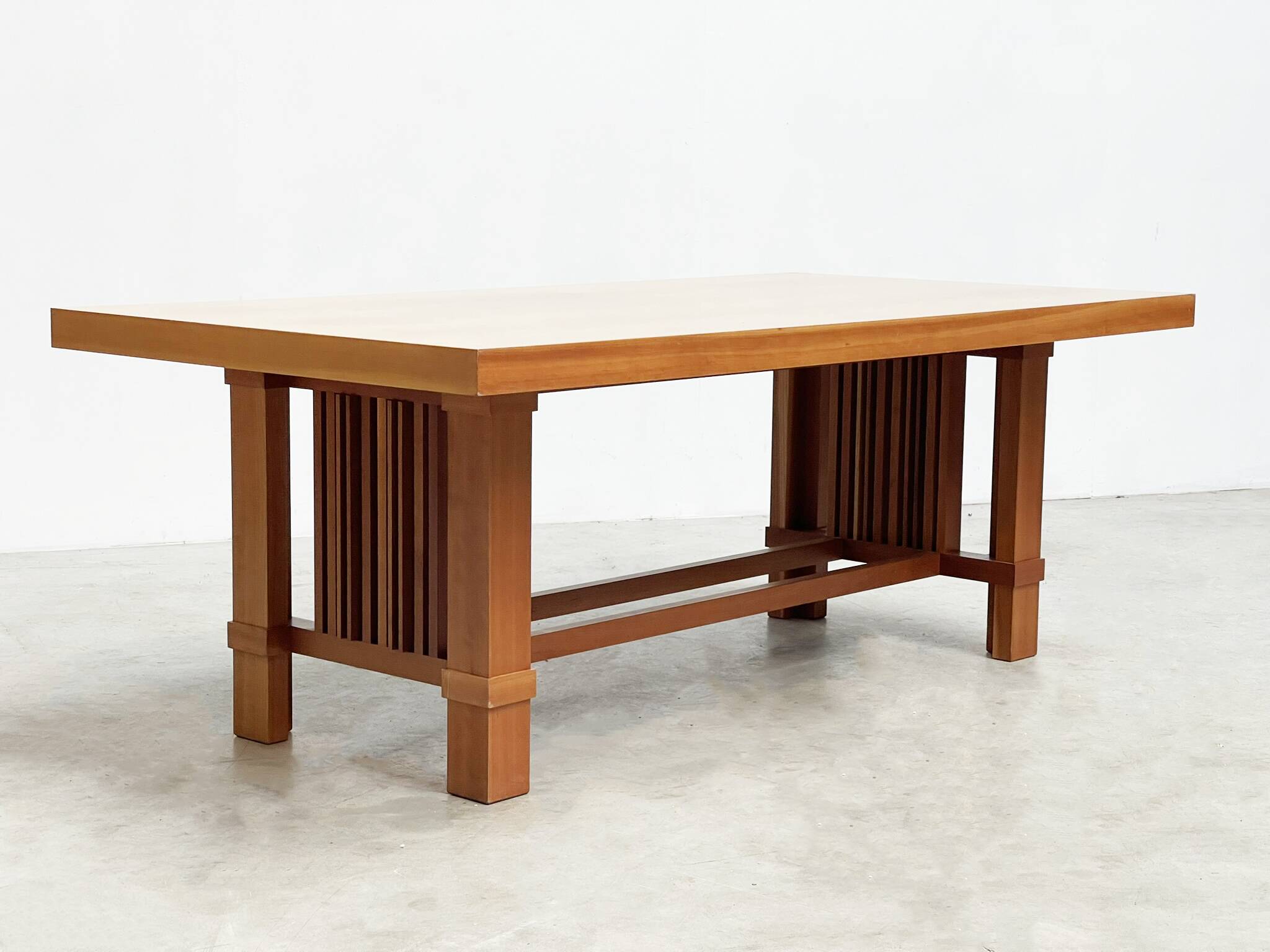 Frank Lloyd Wright “608 Taliesin” Dining Table signed Cassina, 1986