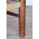 Banc vintage en bois et corde 1950