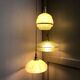 Suspension cascade three lights grlobes vintage
