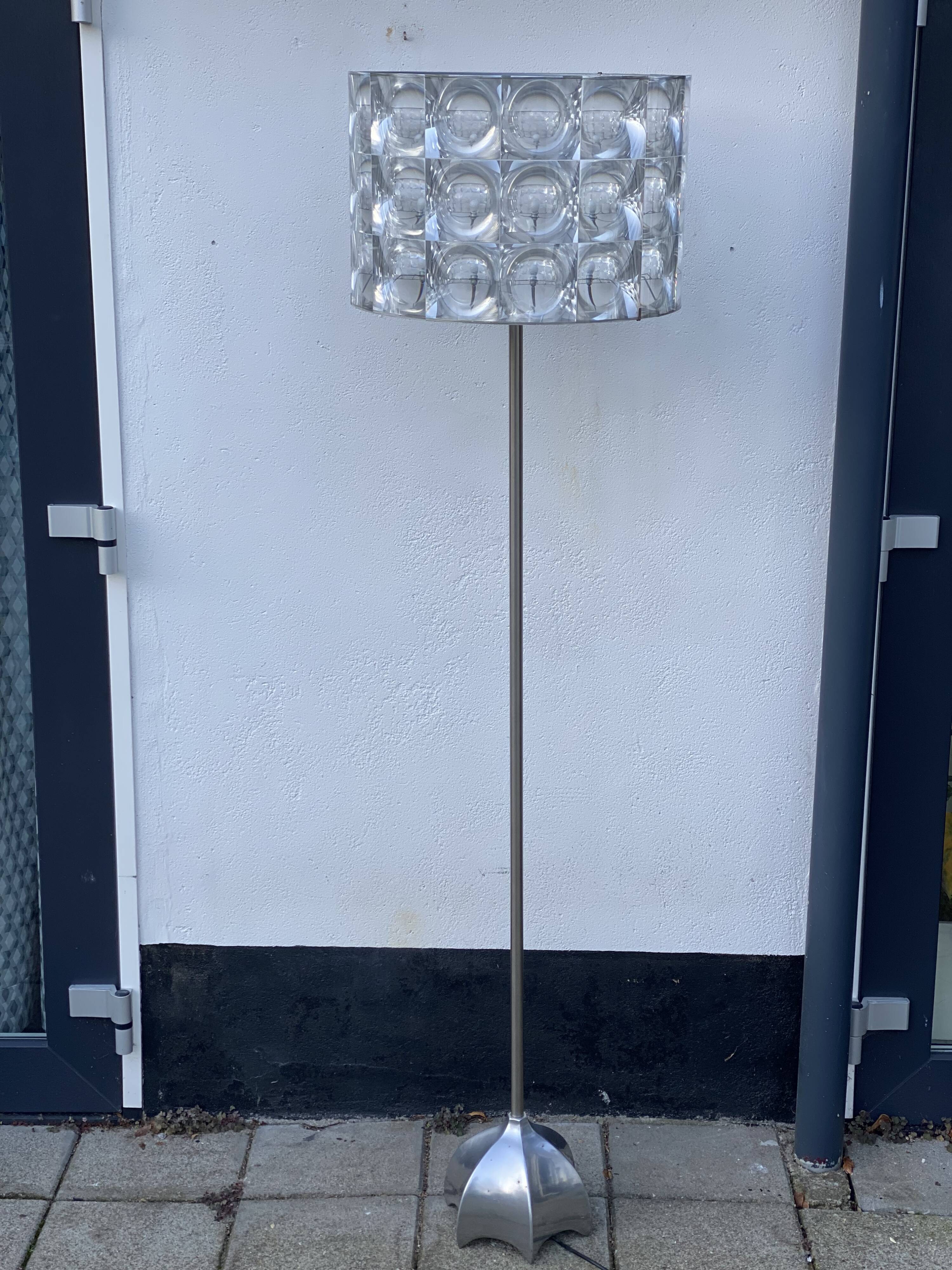Jan de Bouvrie Madonna Lamp Base with a Lighthouse Reflective Lamp Shade