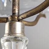 French Art Deco Cut Crystal 'Mushroom' Table Lamp, 1920s