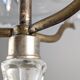 Lampe de table Art Déco formant 'champignon' en cristal taillé, France années 1920
