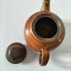 Vintage KW Feuerfest teapot – brown stoneware, 1960s–70s