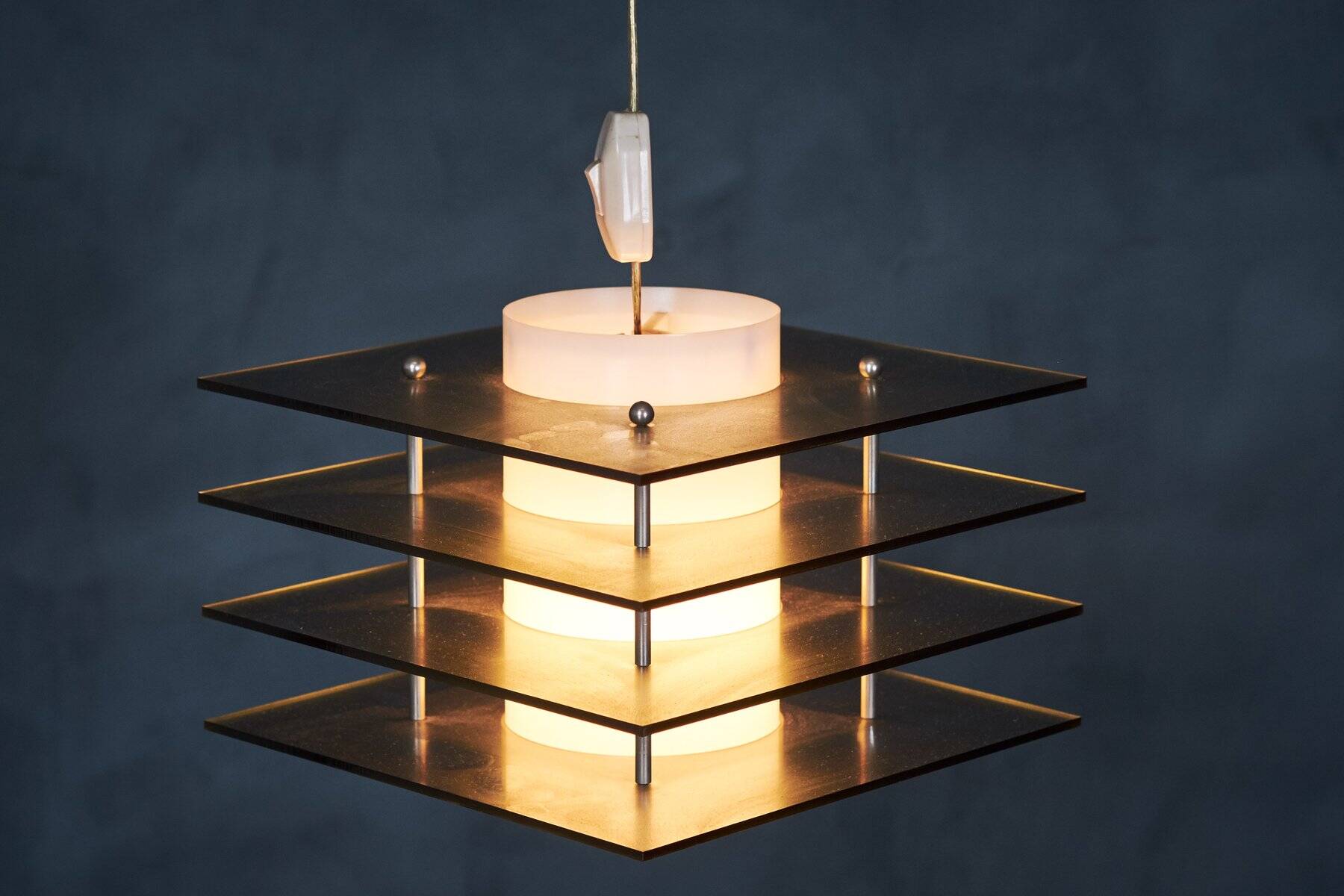 Space Age Vintage Pendant Lamp, Denmark, 1970s