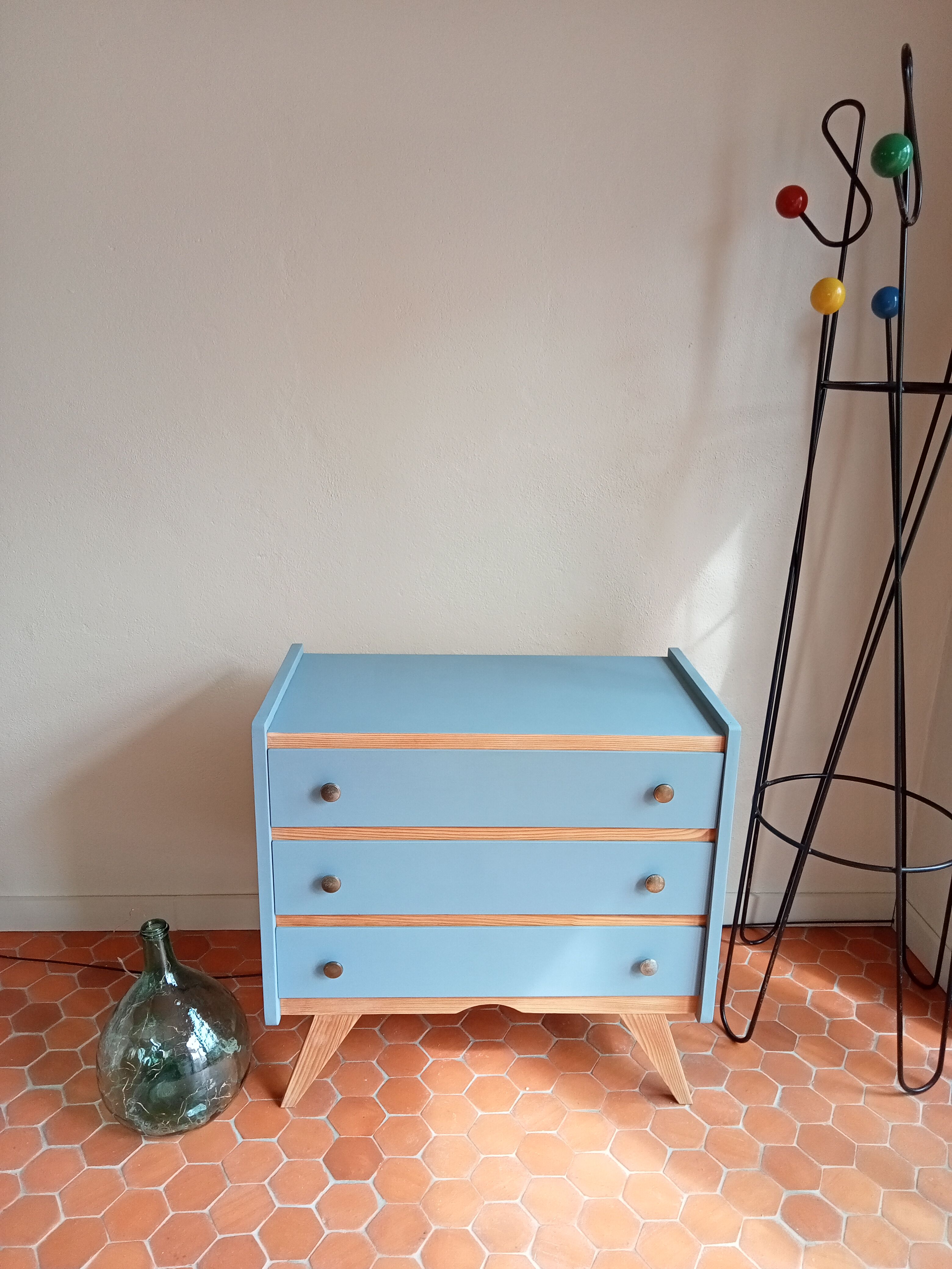 Restyled vintage chest of drawers