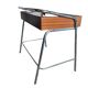 Bureau tubulaire chromé années 50-60