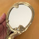 Vintage brass mirror