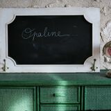 Coat hook slate board