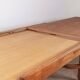 Large extendable dining table, 320 cm, in oak, Guillerme and Chambron.