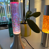 Vintage glitter lamp 70's