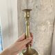 Pair of vintage brass candlesticks