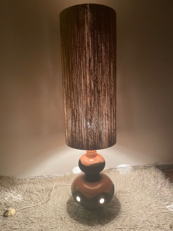 Lampe de sol double éclairage