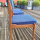 Set of 3 padded seat chairs
