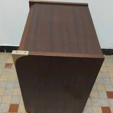 Ancien table de chevet style bateau vintage