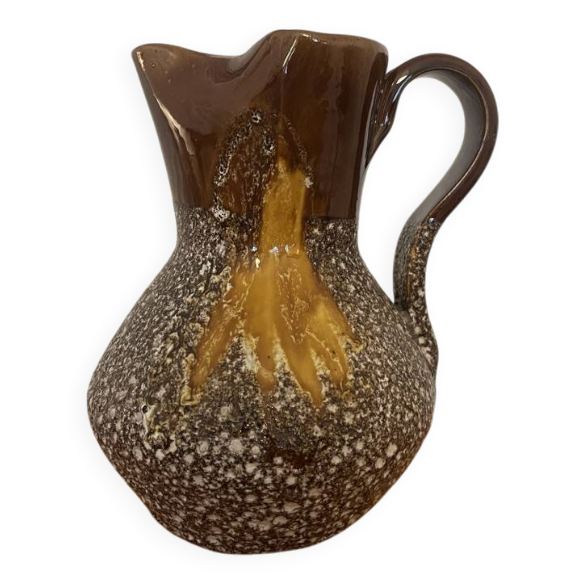 Pichet en céramique fat lava