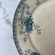 Plate dish iron earth Royat Sarreguemines