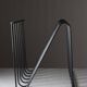 Vintage magazine rack "Z" design François Arnal 1970s