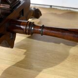 Desk Table with Shutters in Solid Rosewood, Restoration Period – Early 19th Century